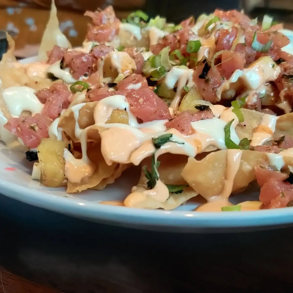 Ahi Tuna Nachos Supreme