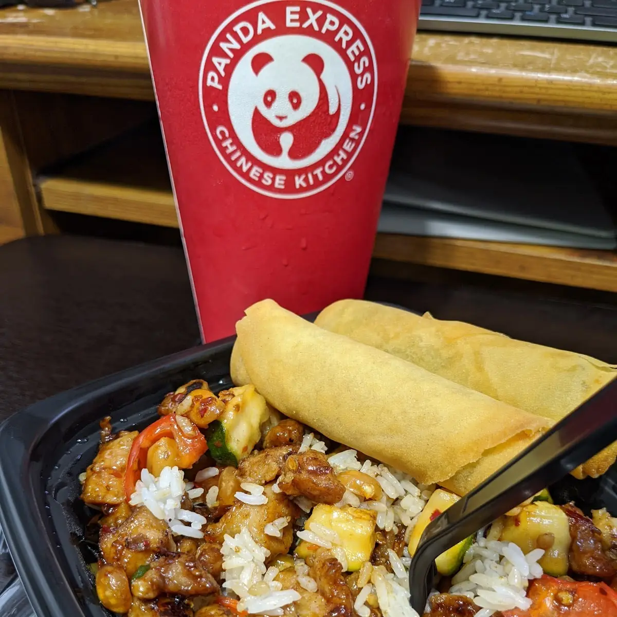 Kung Pao Chicken with White Rice