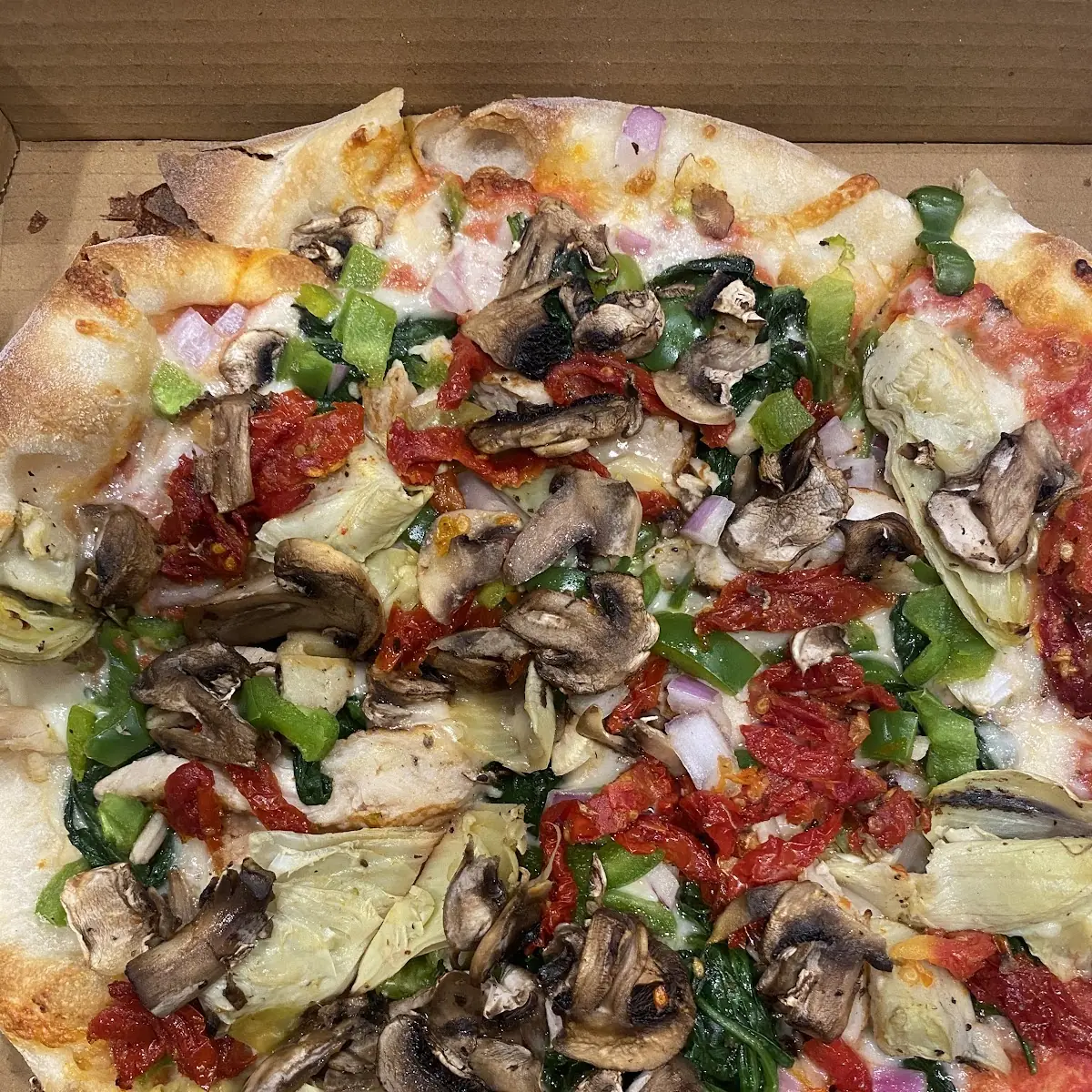 Central Park Caprese Pizza with Balsamic Glaze