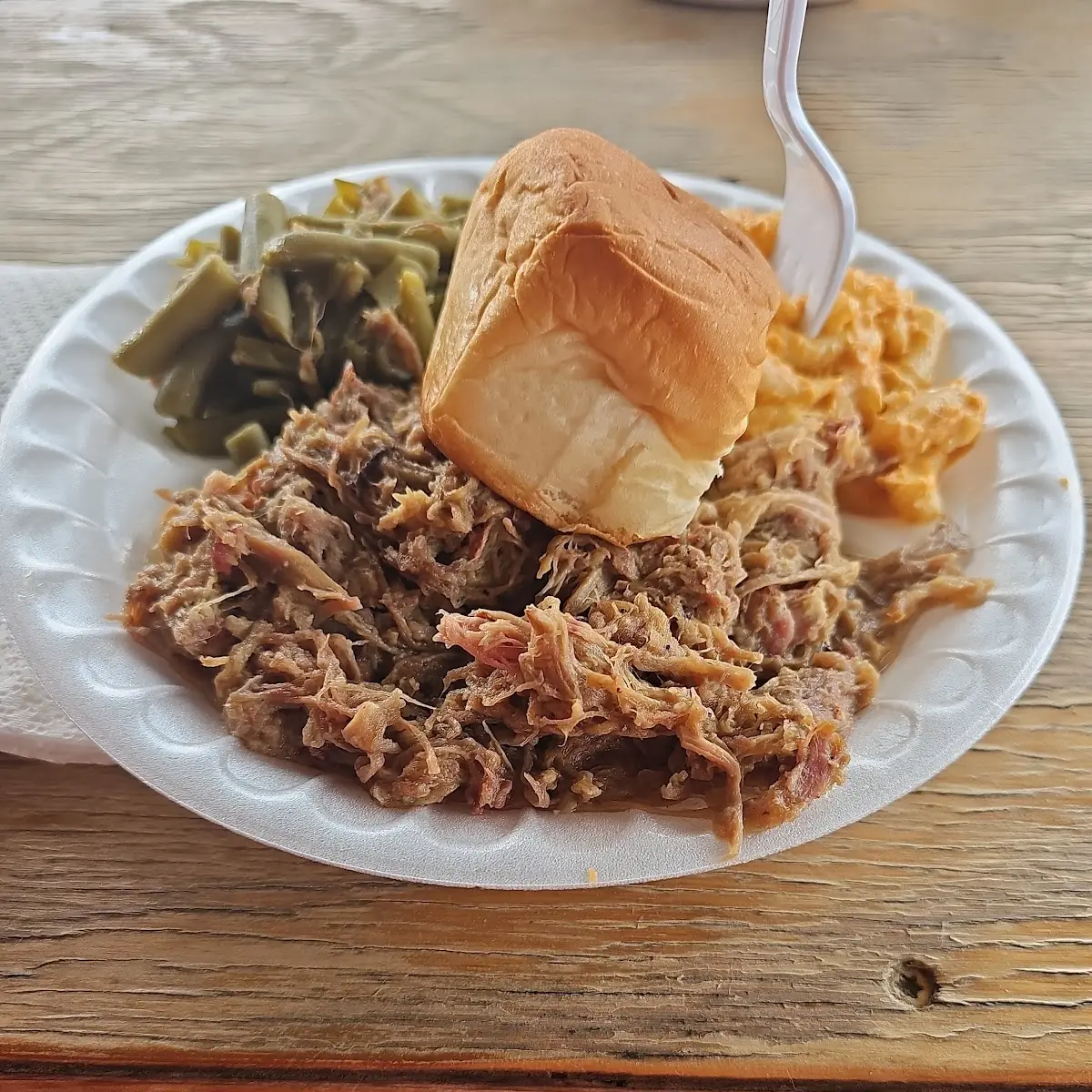 Pulled Pork and Brisket Plate