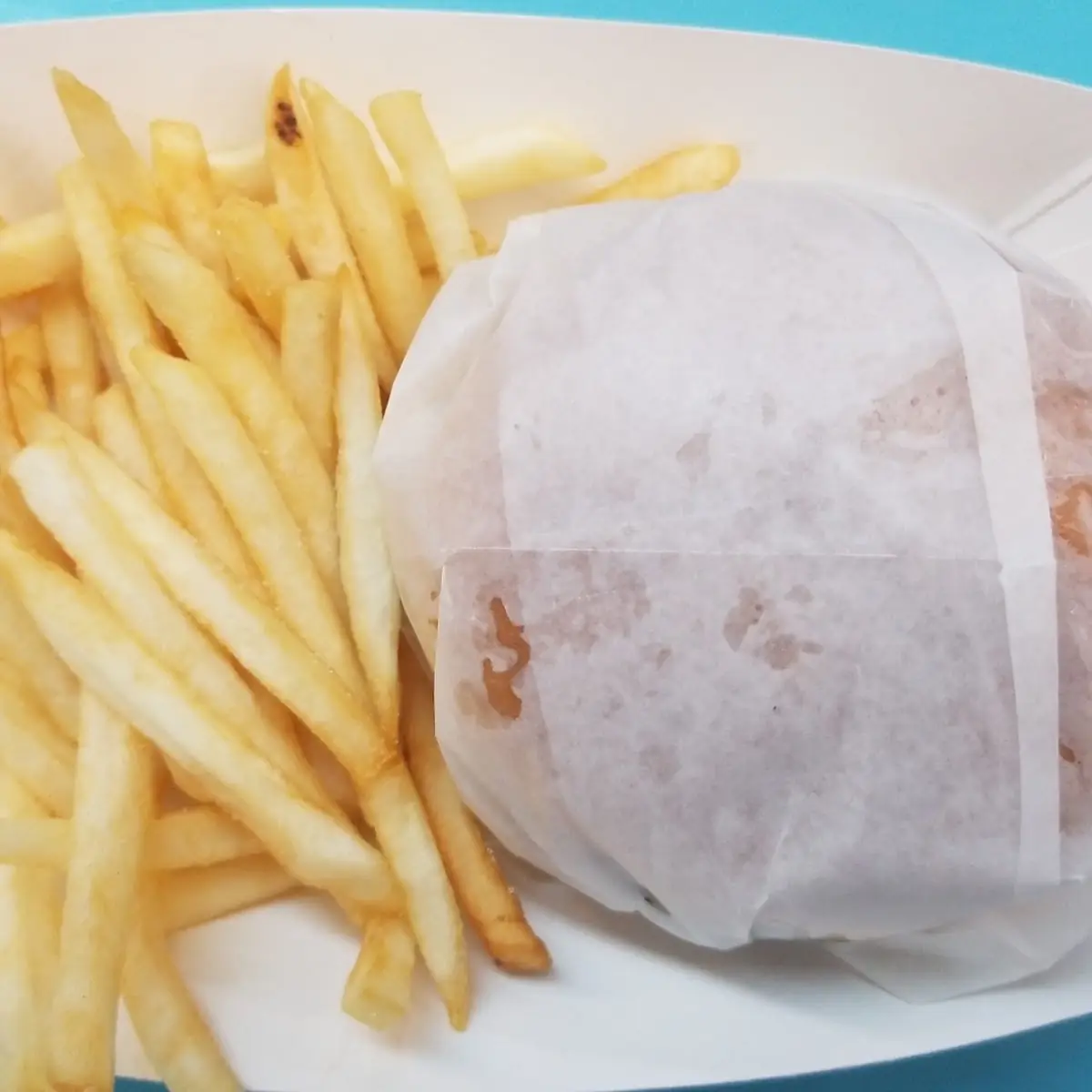 Double Cheeseburger and Fries