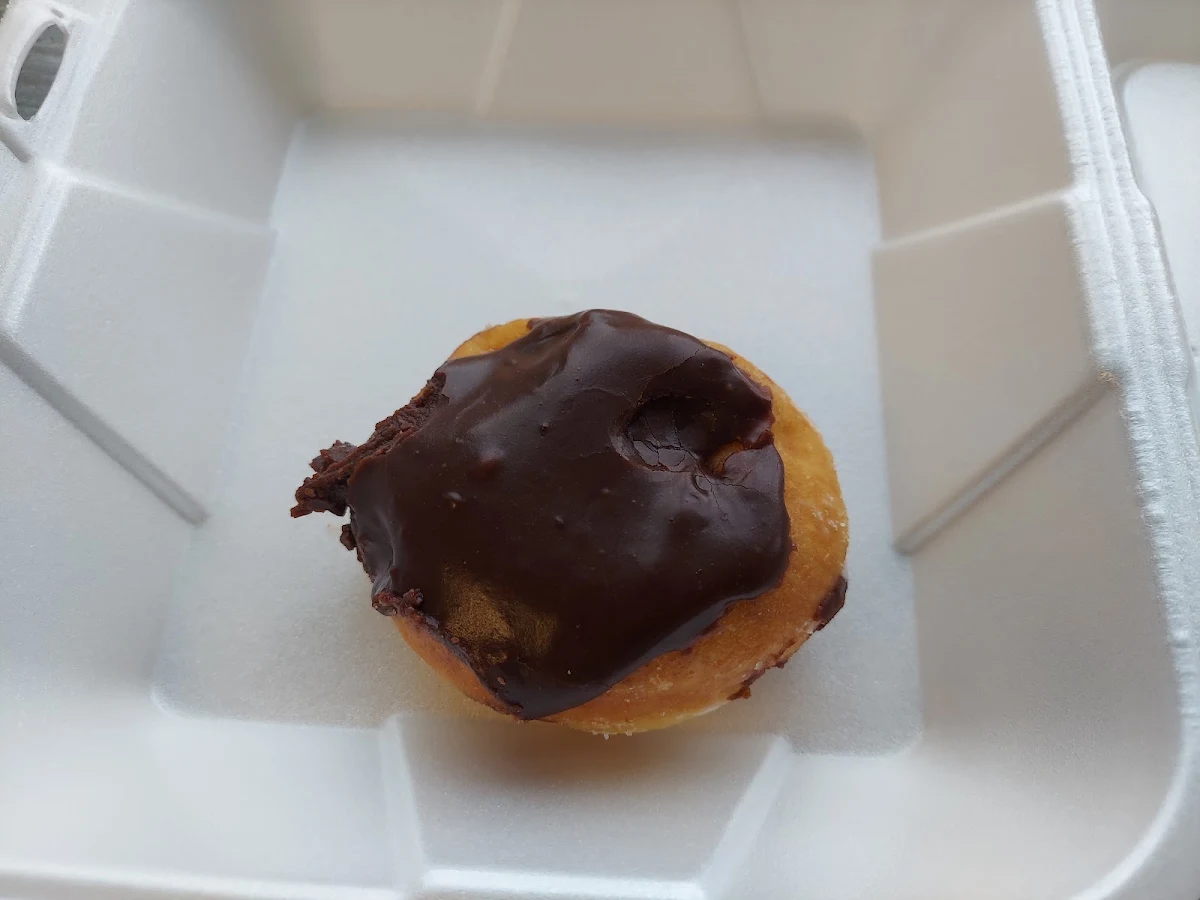 Chocolate Cream Filled Doughnut