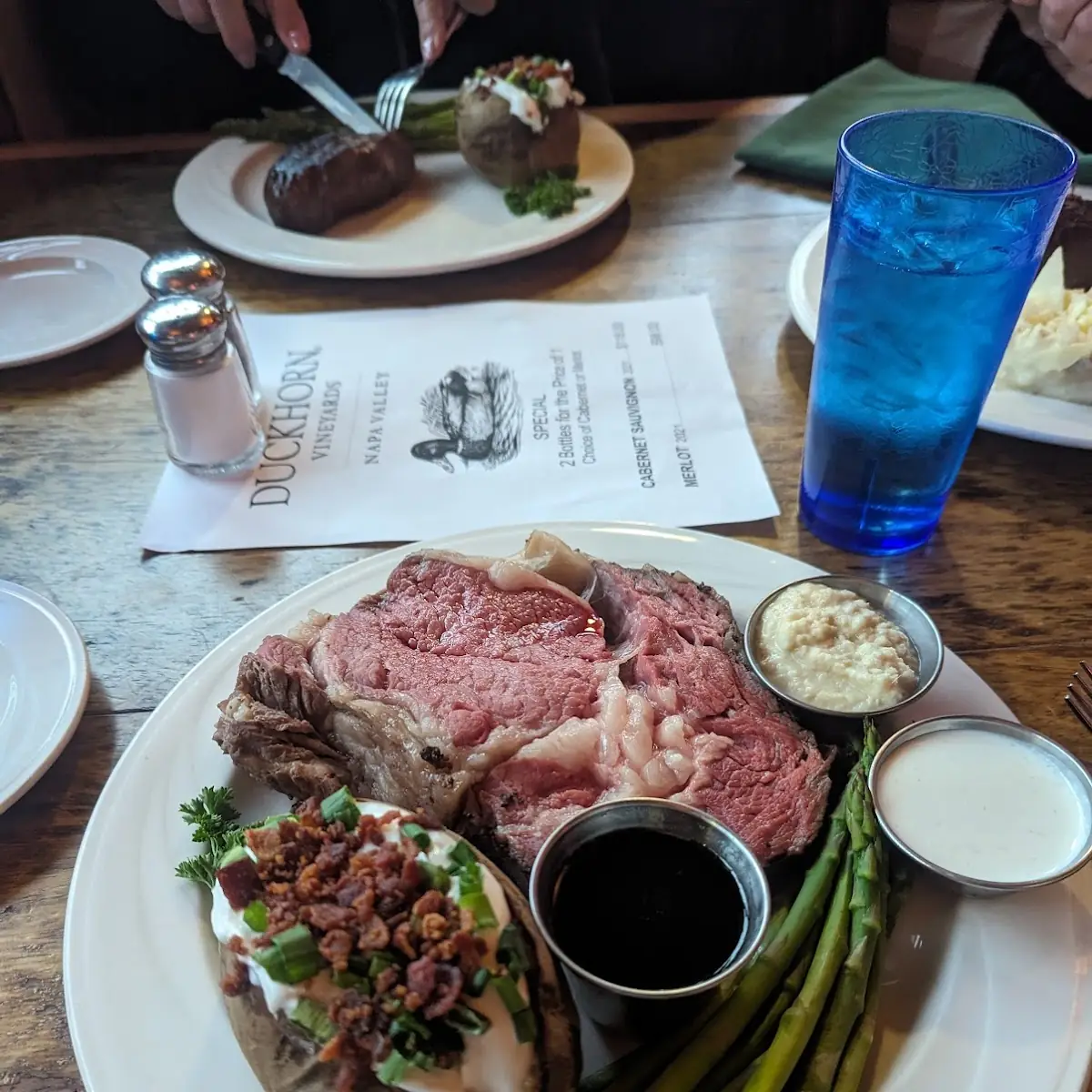 Prime Rib and Mashed Potatoes