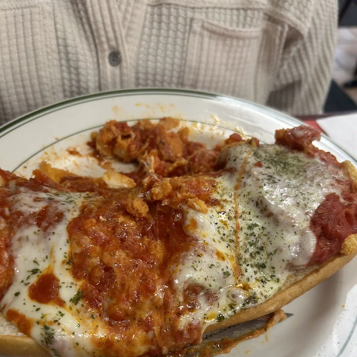 Chicken Eggplant Meatball Parm