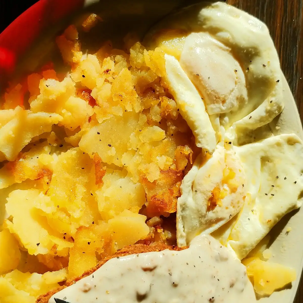 Two Eggs and Potatoes