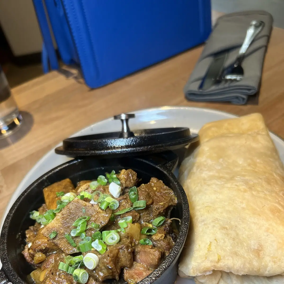 Curry Goat Roti