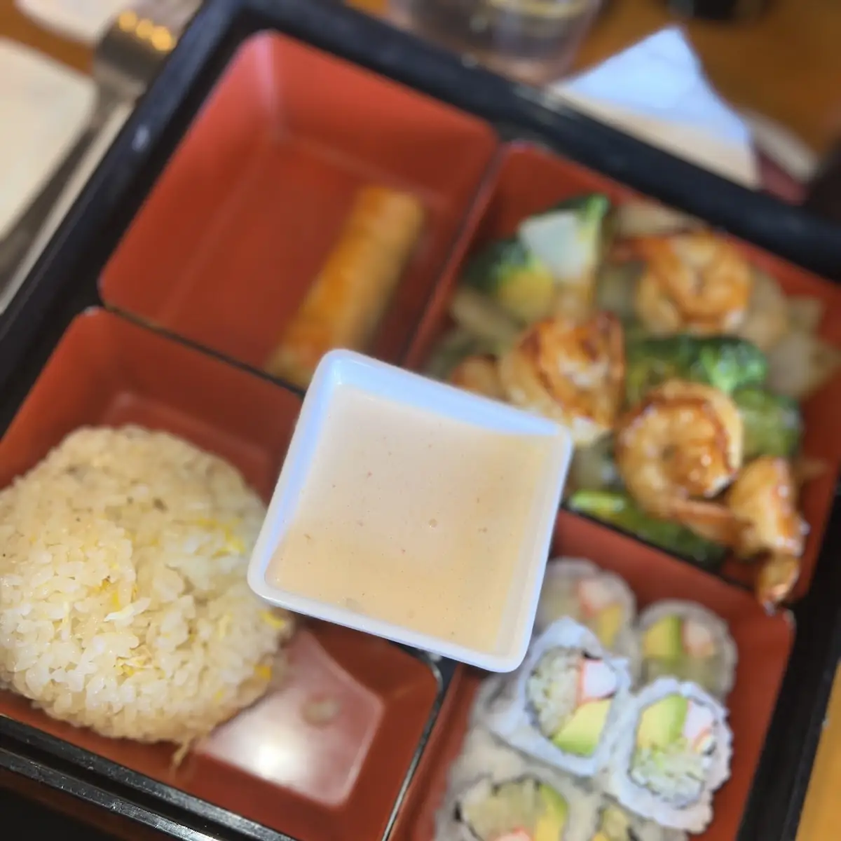 Shrimp Bento Box