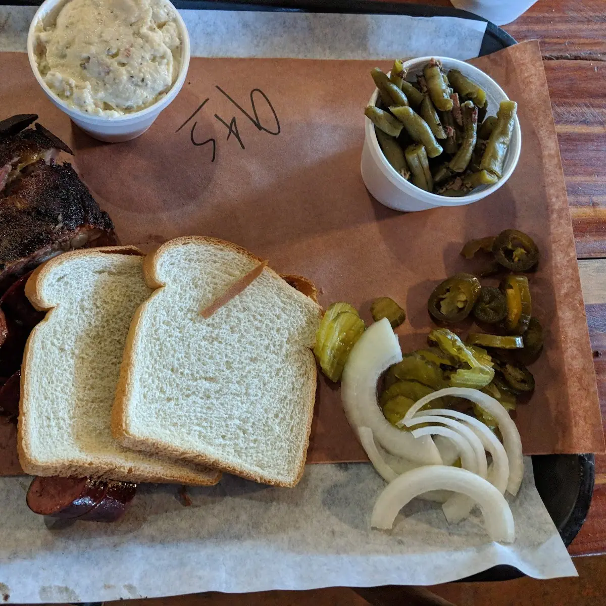 Beef Ribs with Potato Salad