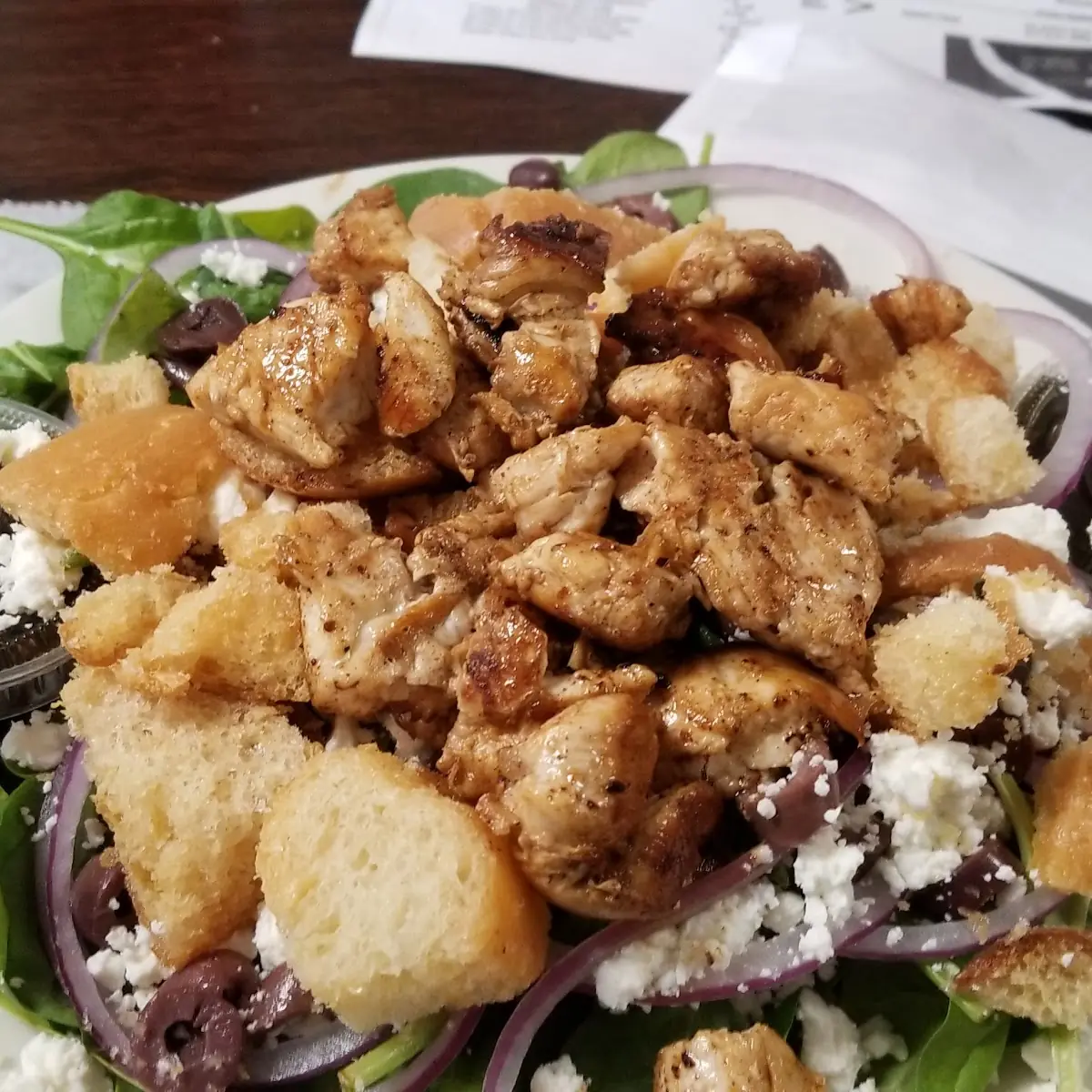 Grilled Chicken Mushu Salad
