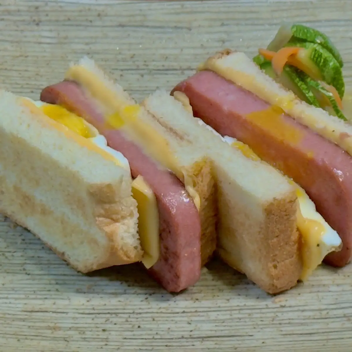 J2. Spam, Egg & Cheese Sando