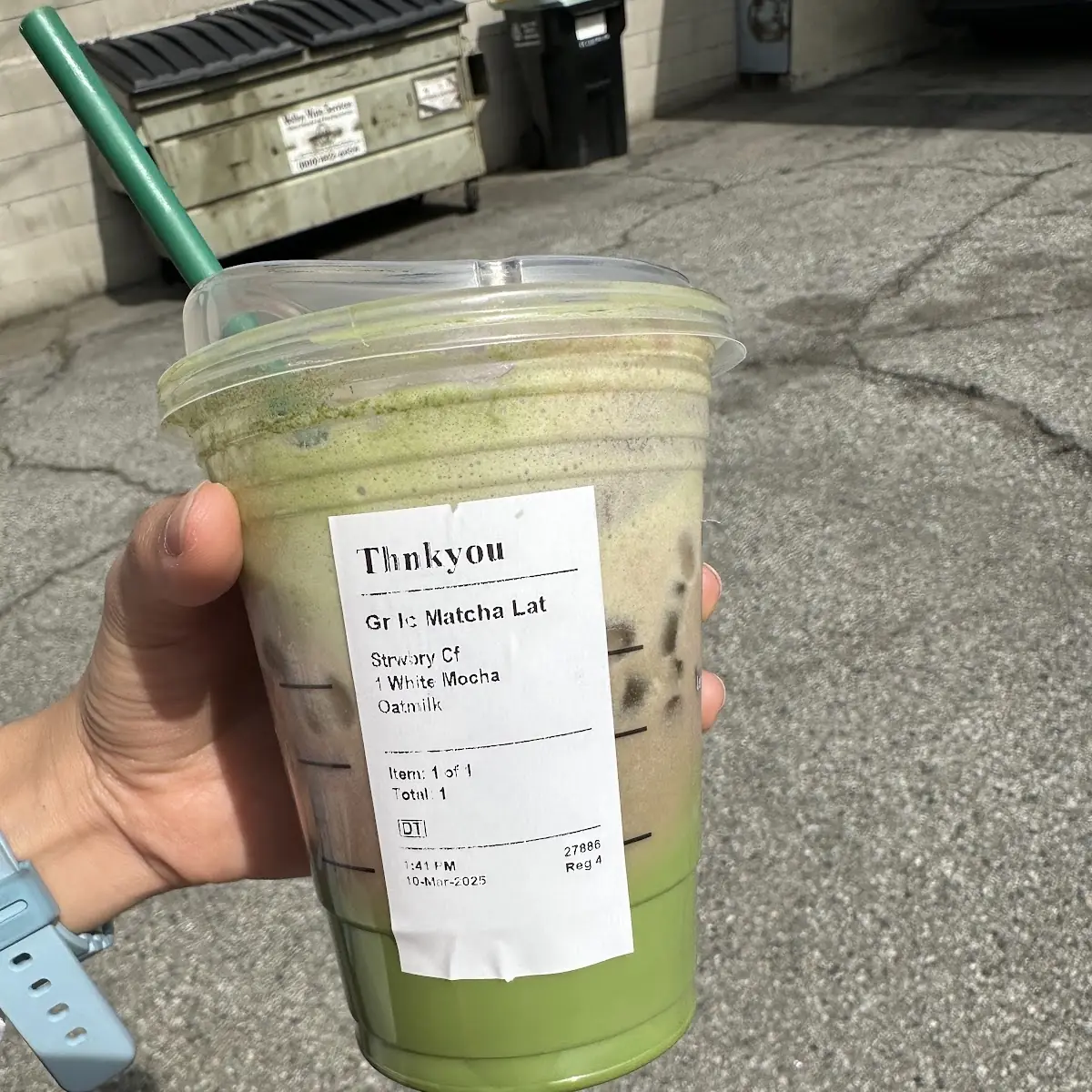 Iced Caramel Protein Matcha