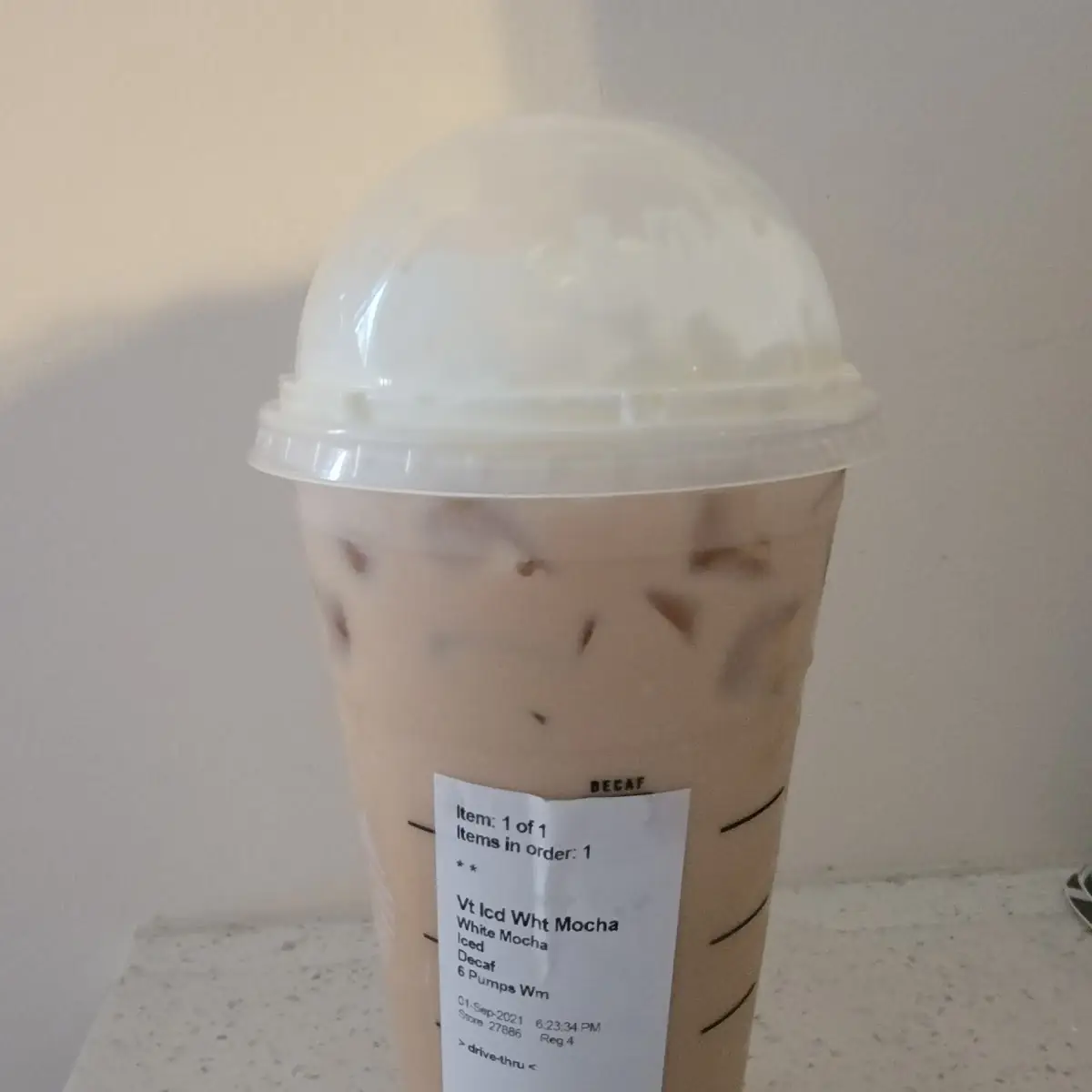 Iced White Chocolate Mocha