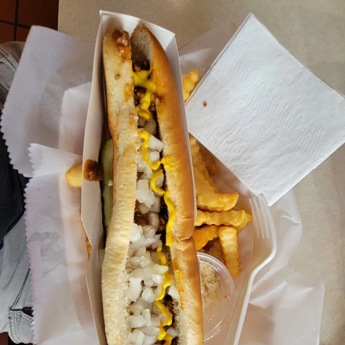 Foot Long Hot Dog