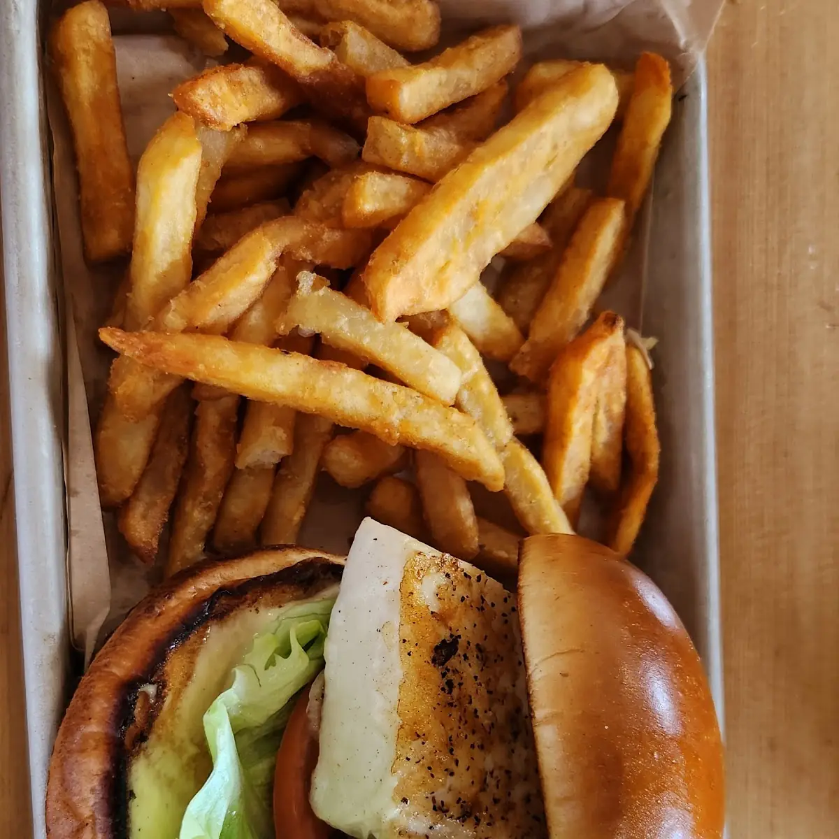 Halibut Burger