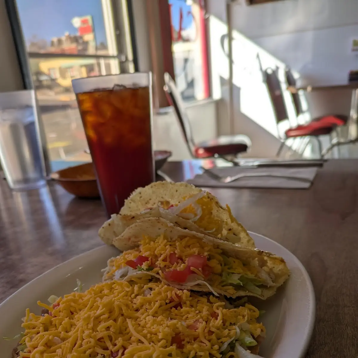 Chicken Taco Beef Taco Bean Tostada