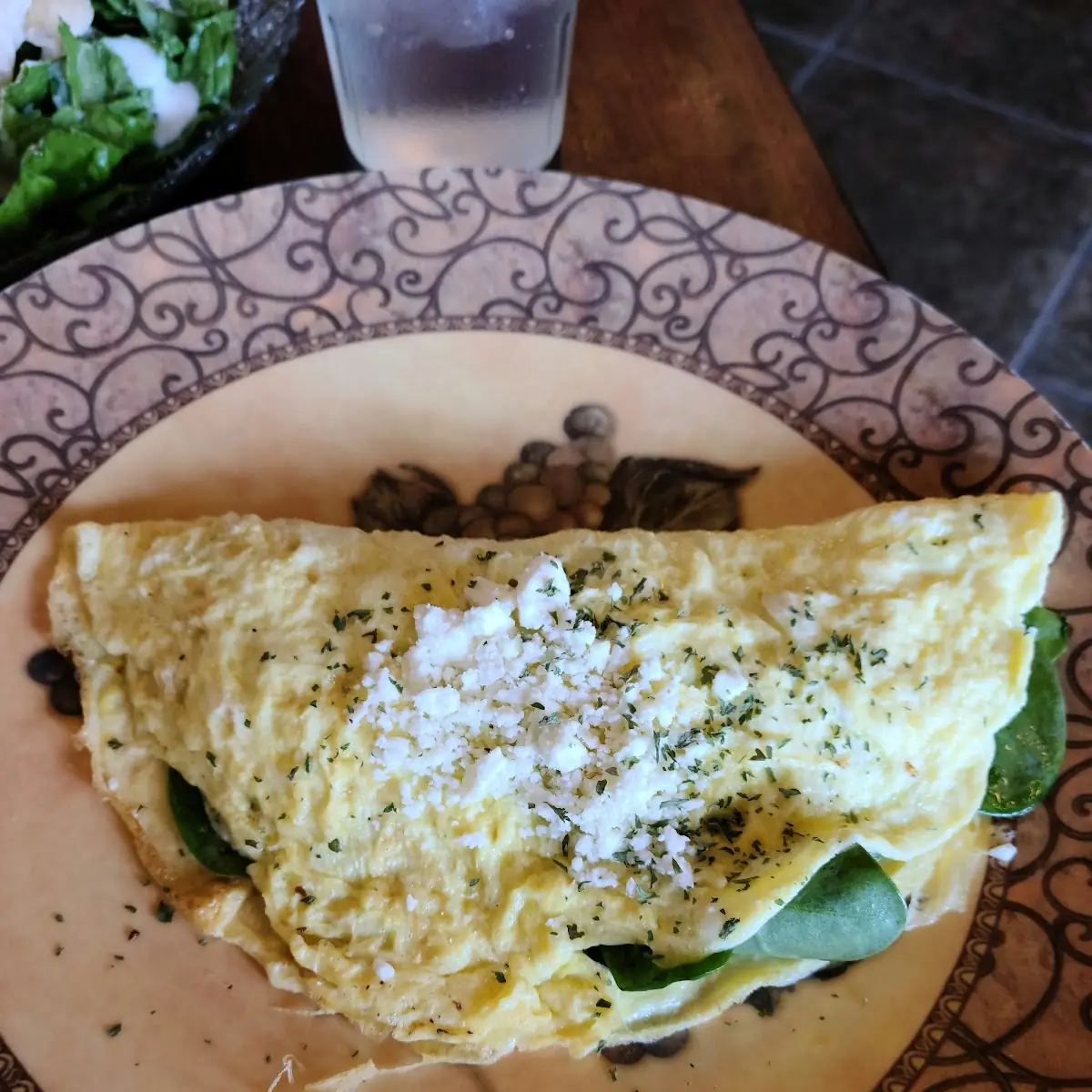 Feta & Spinach Omelette