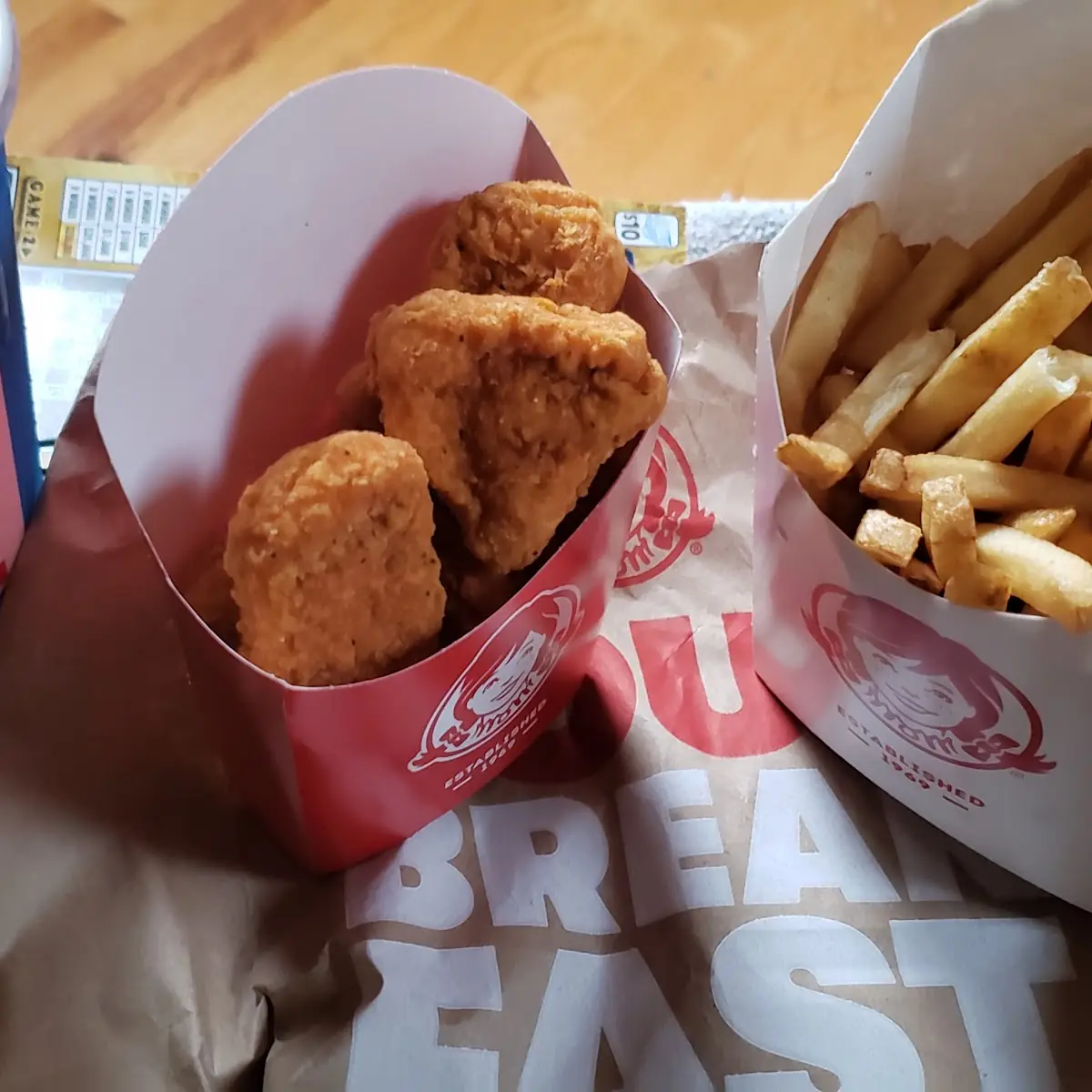 Spicy Chicken Nuggets & Drink