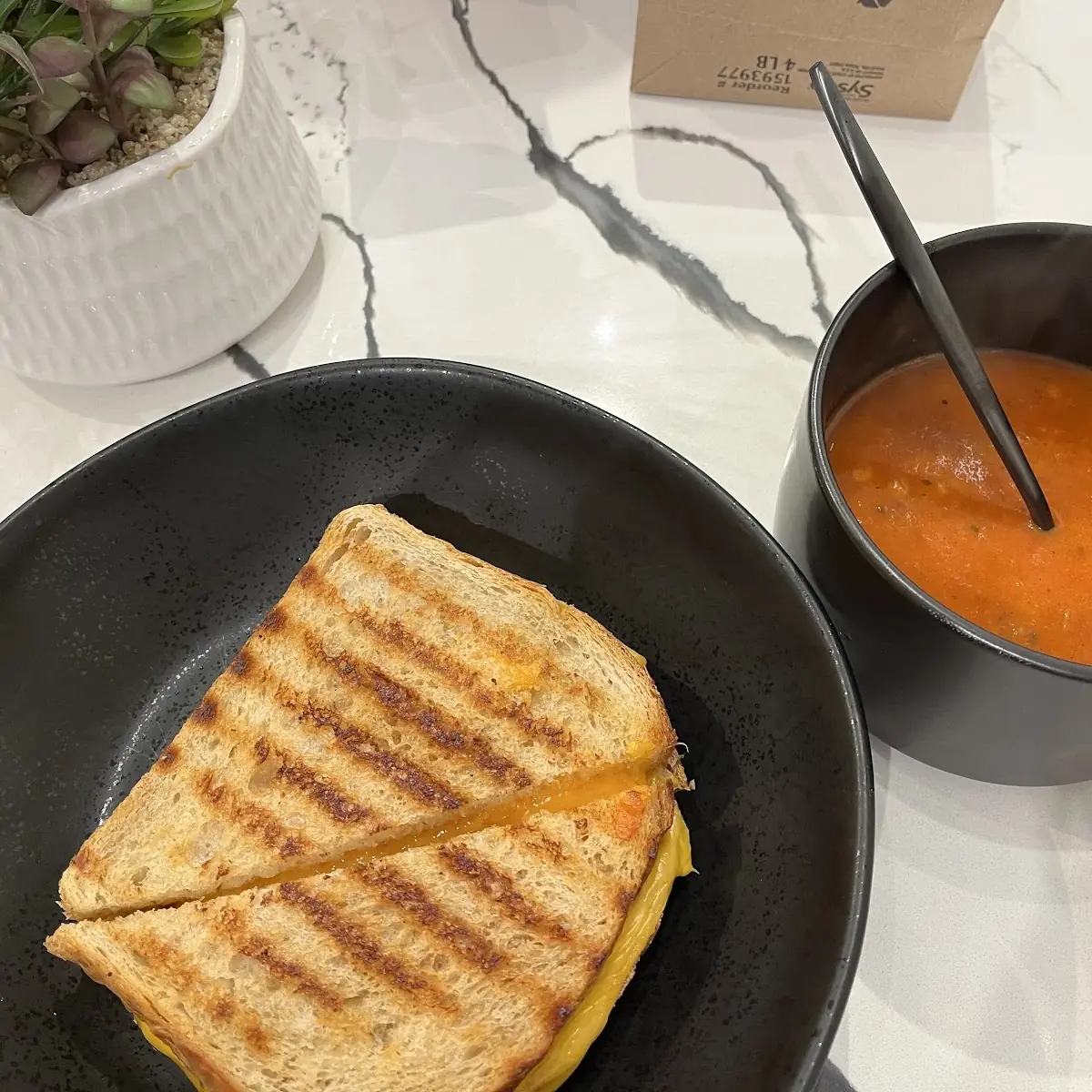 Grilled Cheese and Tomato Soup