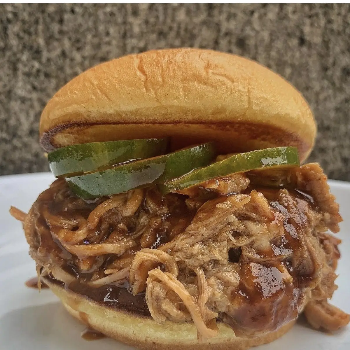 BBQ Pulled Pork House Pickles