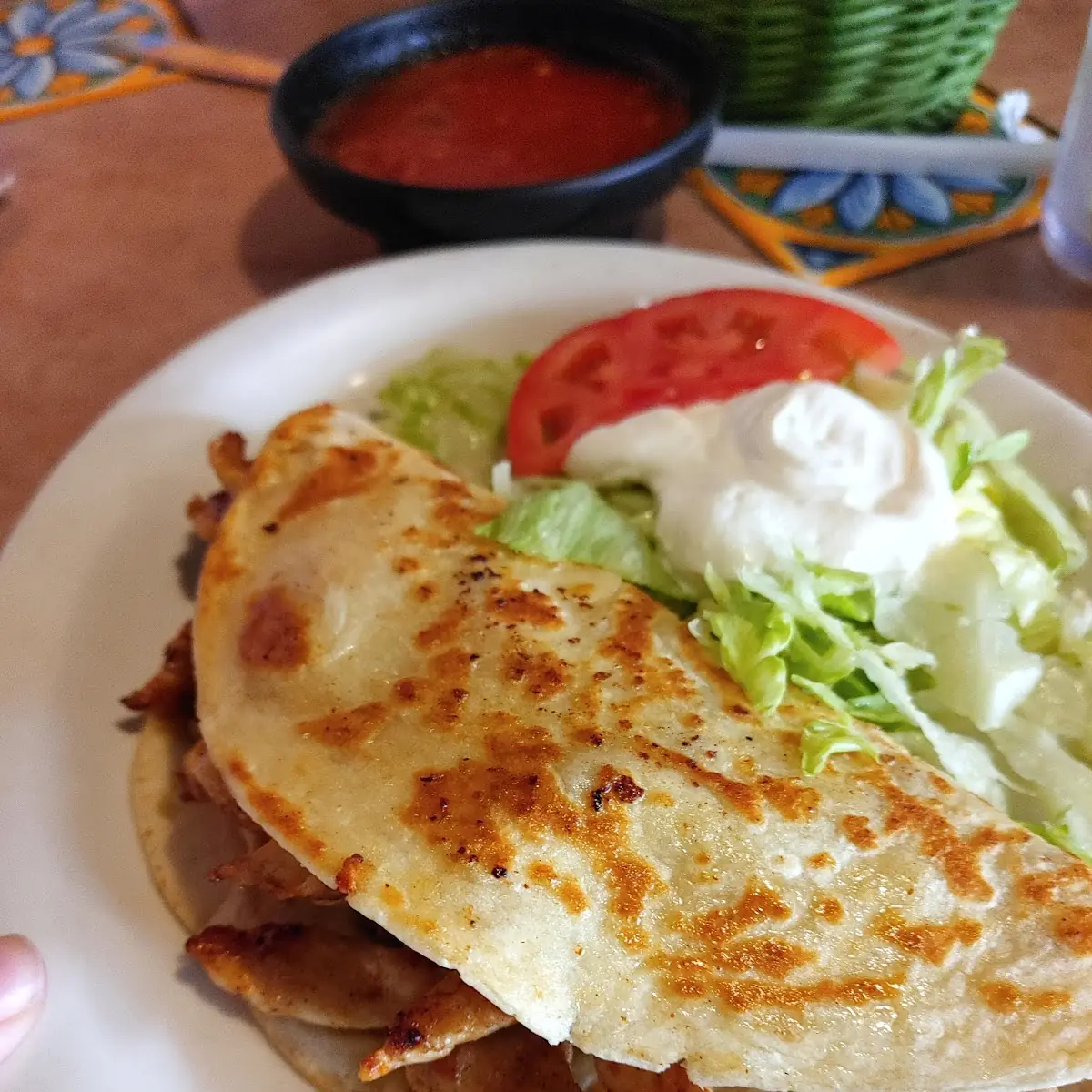 Grilled Chicken Quesadilla