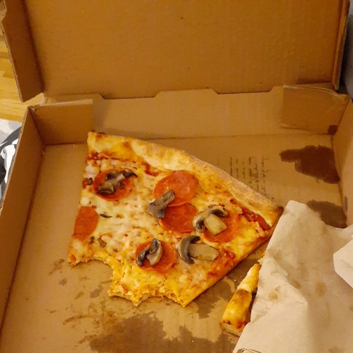 Pepperoni and Mushroom Pizza