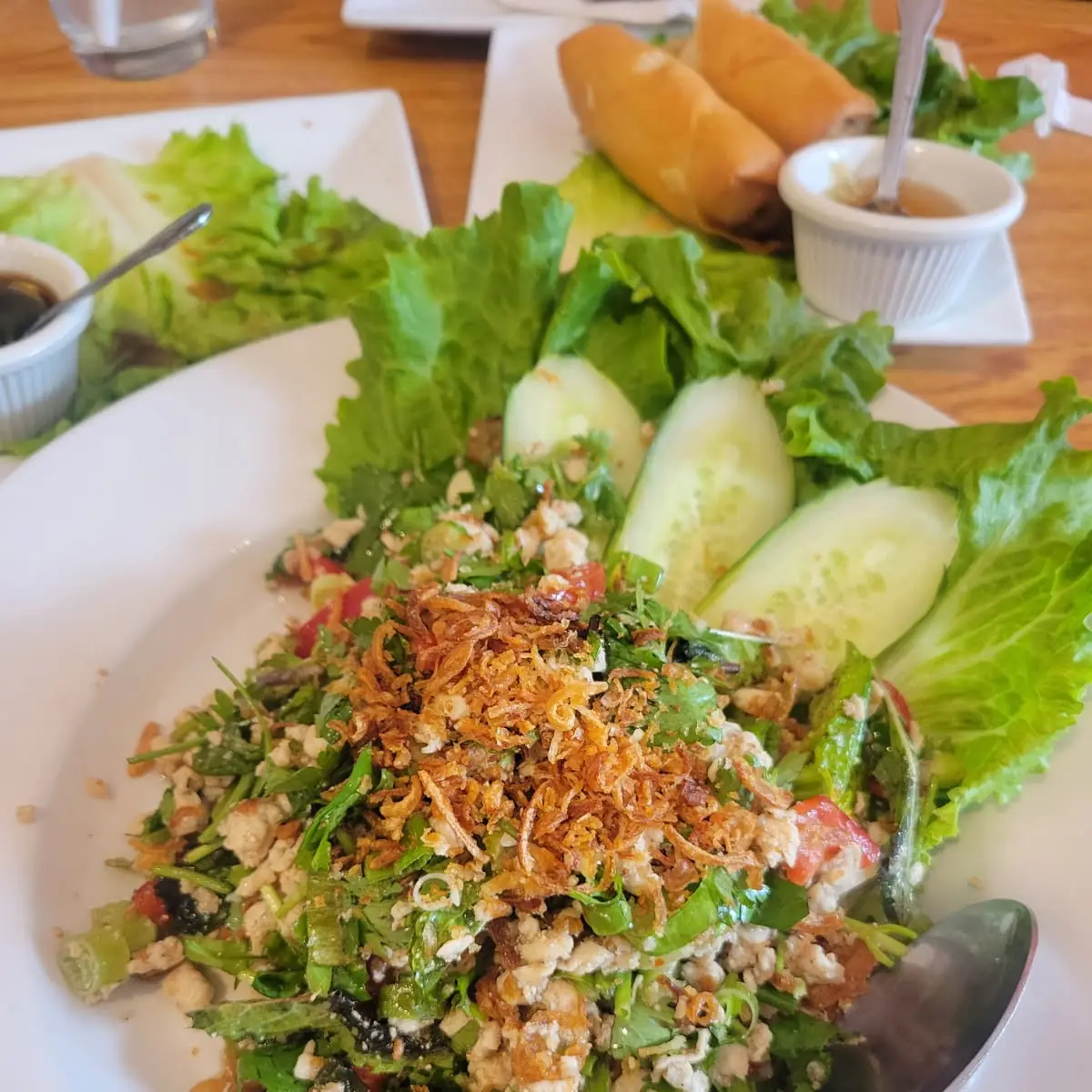 Nam Khao Crispy Rice Salad