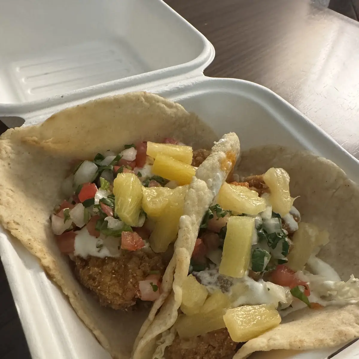 Coconut Shrimp Tacos