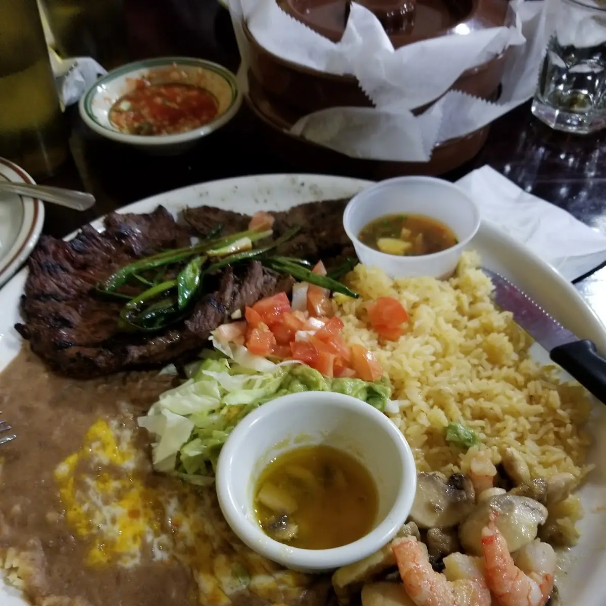 Carne Asada Fries and Beans