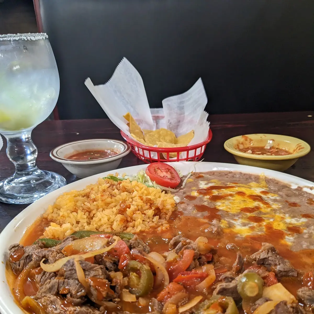 Steak a La Mexicana