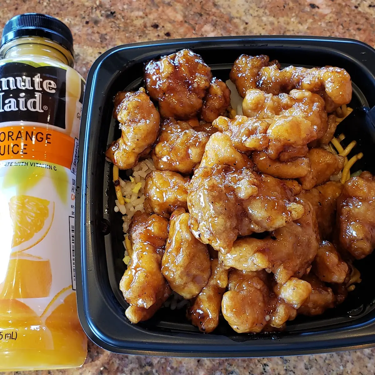 Orange Chicken Chow Mein Fried Rice
