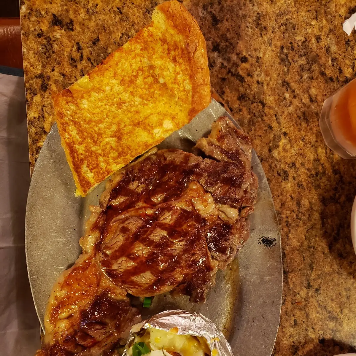 Ribeye with Loaded Baked Potato