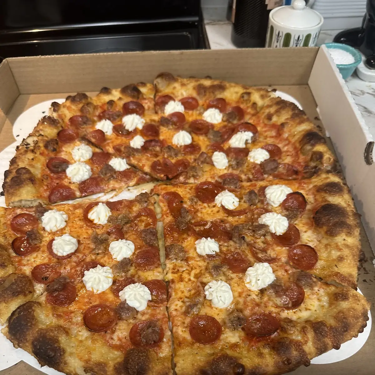 Pizza w Goat Cheese