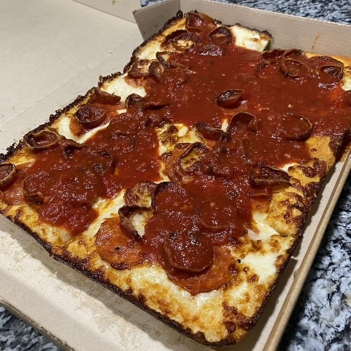 Detroit Style Double Pepperoni