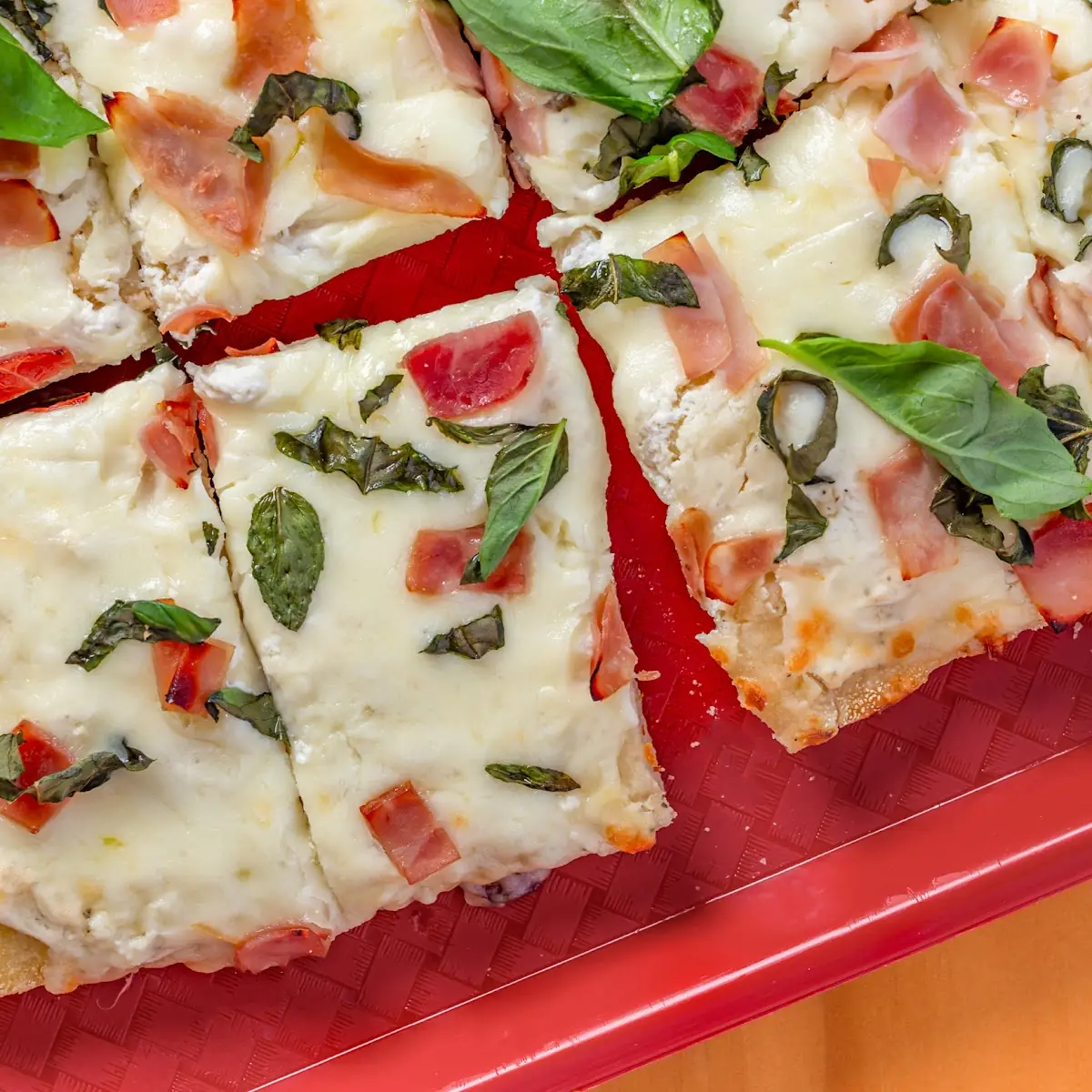Margherita Pizza Quarter 1 4 Tray