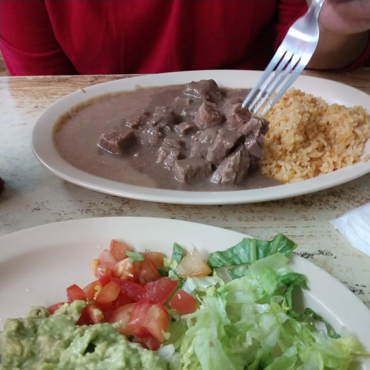 Carne Guisada Plate