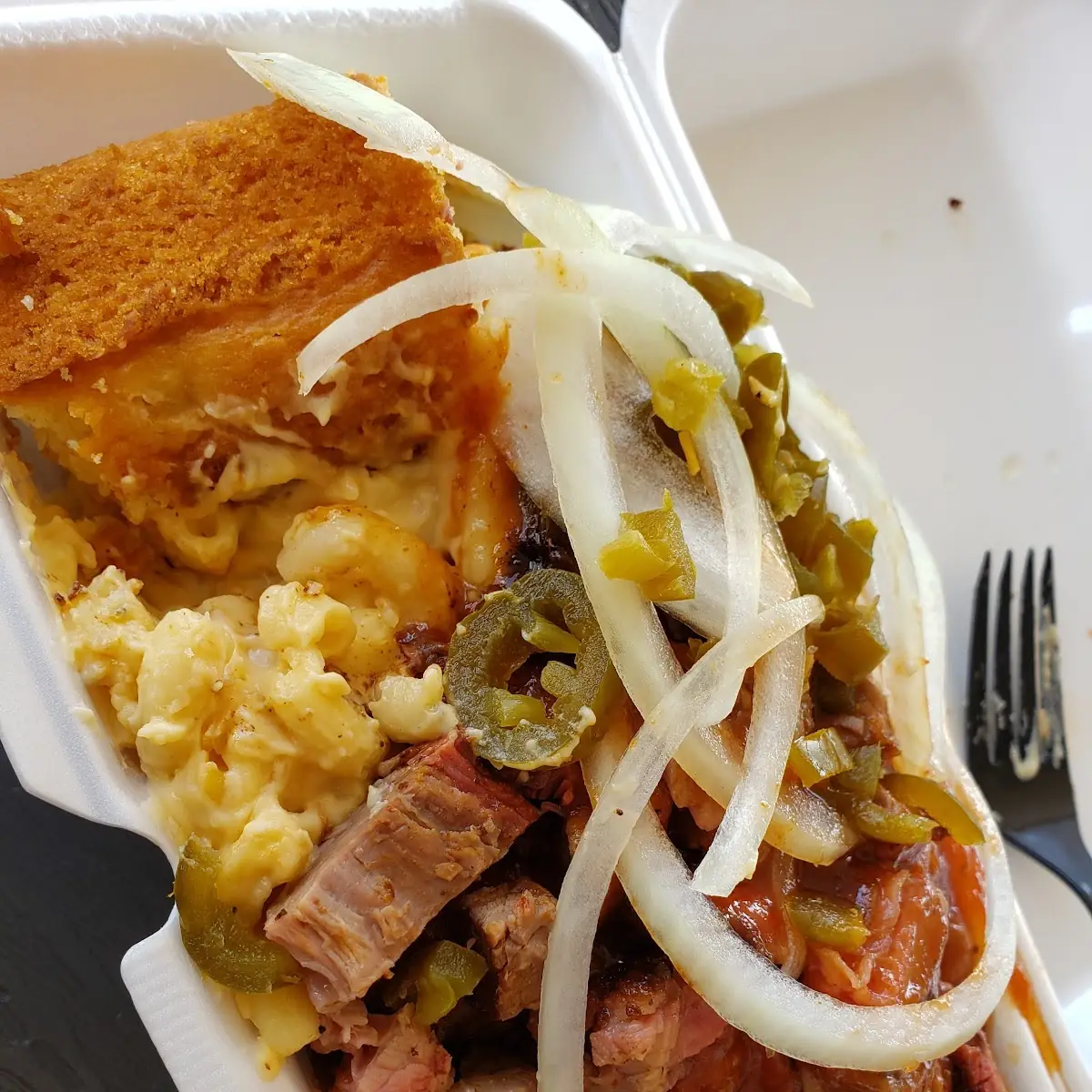 Train Wreck Box with Brisket