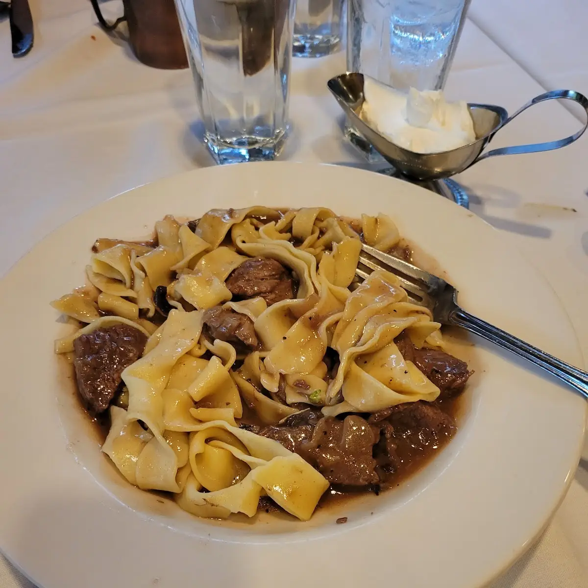 Beef Stroganoff