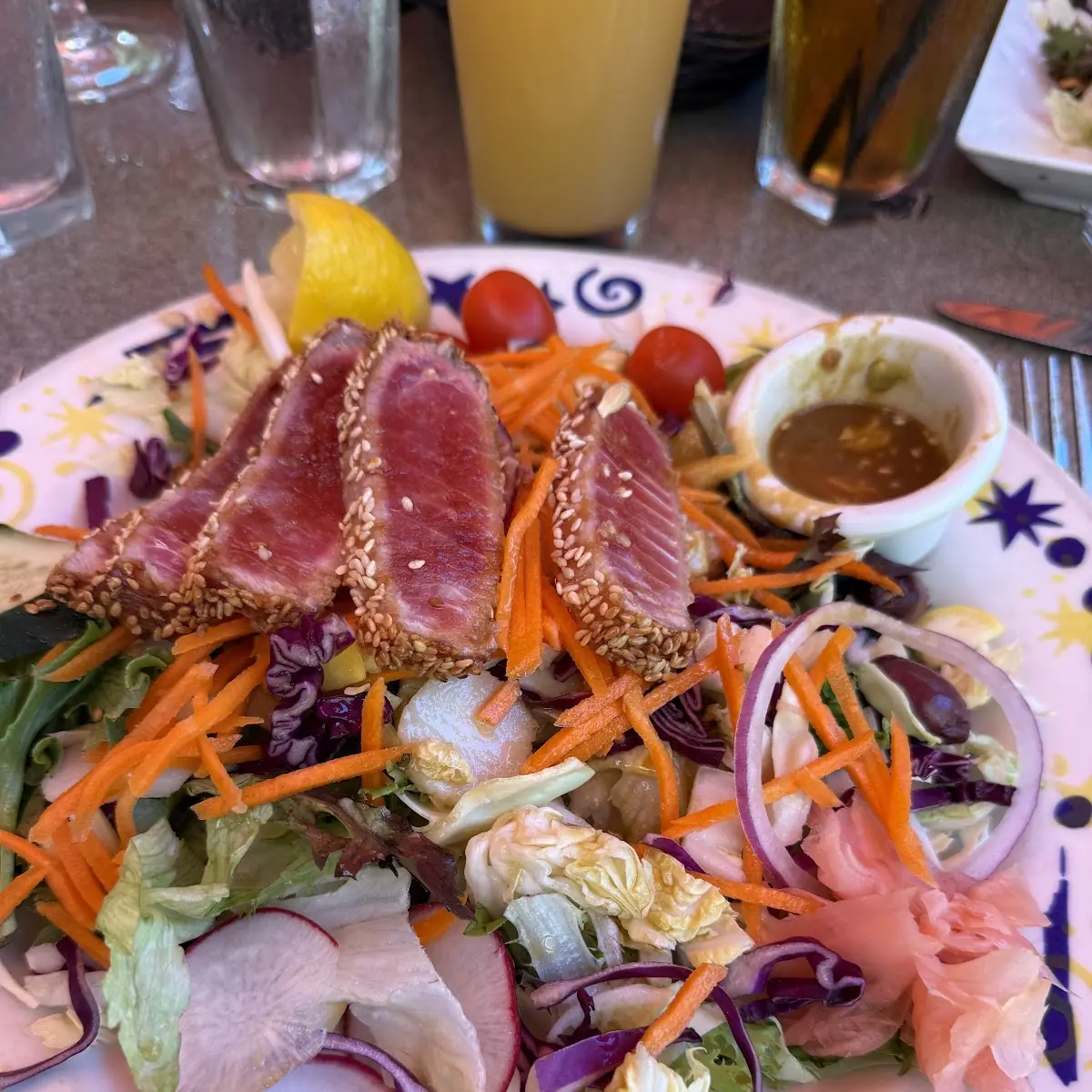 Sesame Crusted Ahi Salad