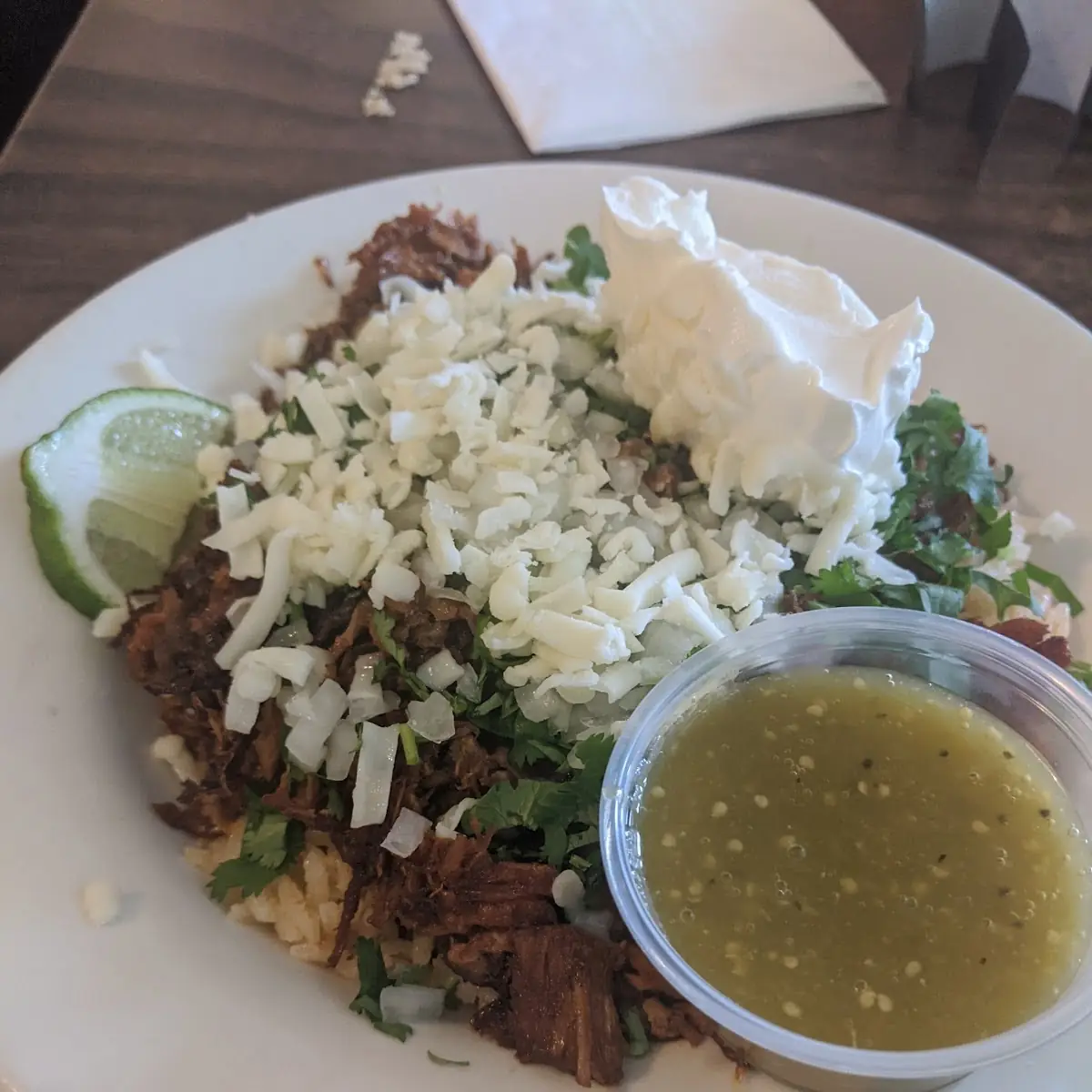 Taco Truck Burrito Bowl with Carnitas