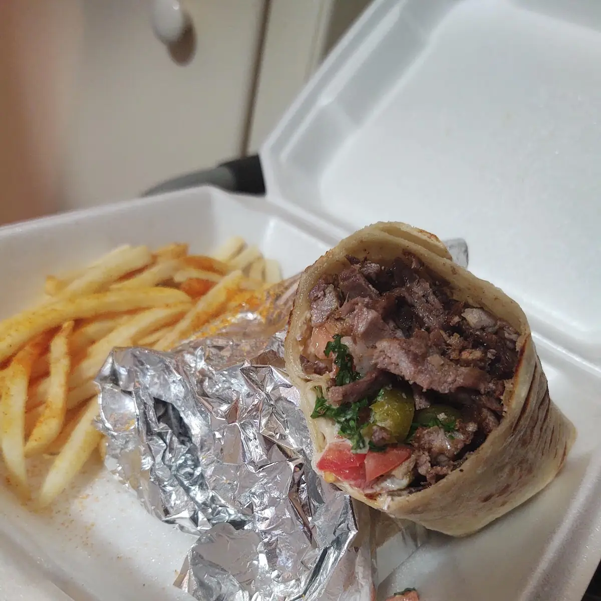 Beef Shawarma Wrap