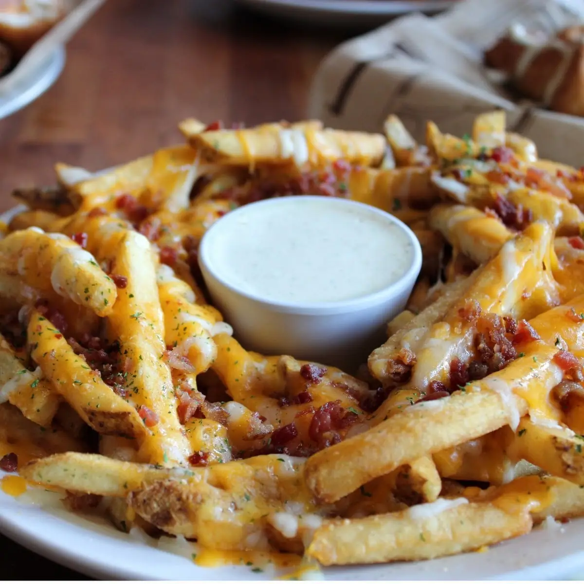 Cheddar's Cheese Fries with Bacon