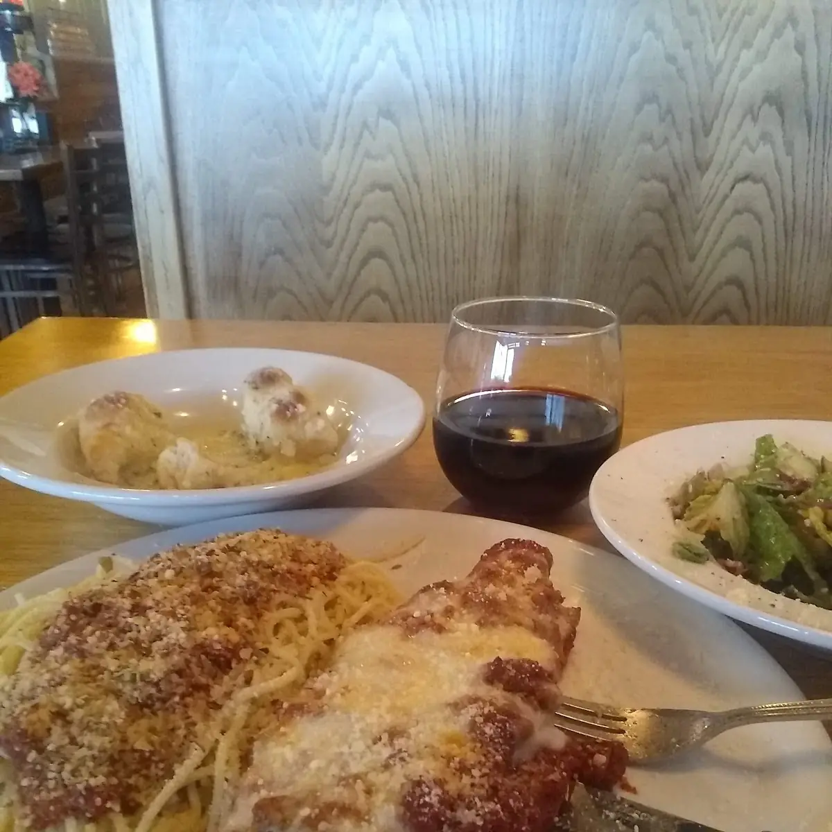Chicken Parmesan w Spaghetti