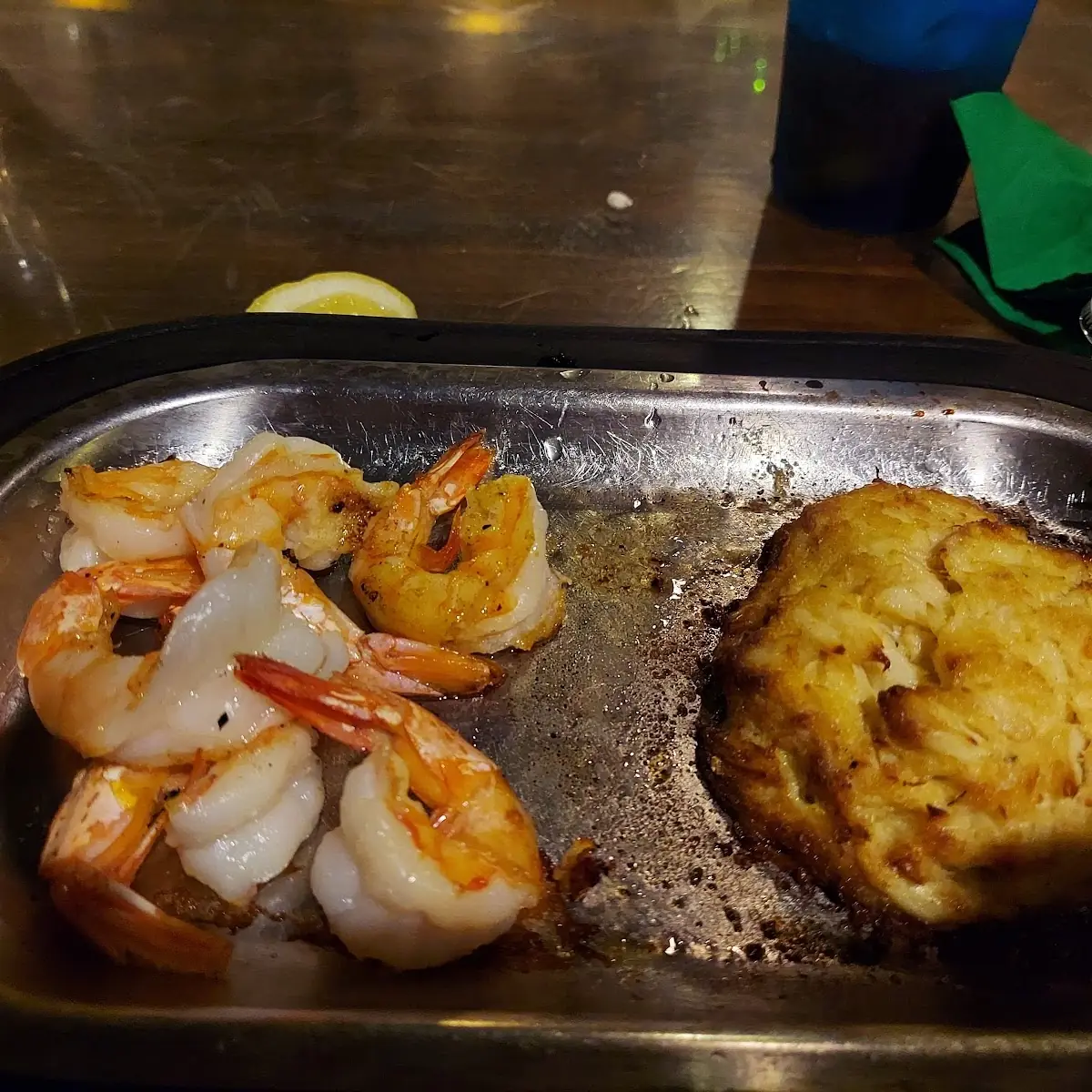 Crab Cake and Shrimp
