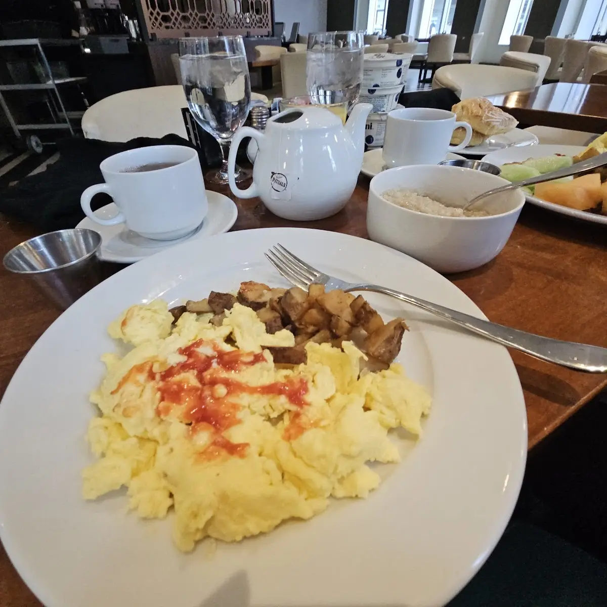 Scrambled Eggs and Potatoes