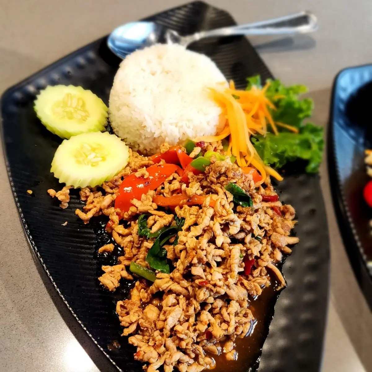 Pad Gaprow Moo Kai Dao