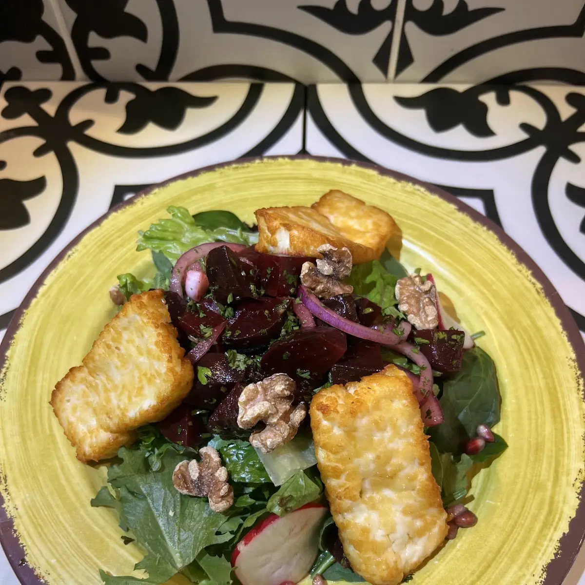 Pan Fried Halloumi Cheese