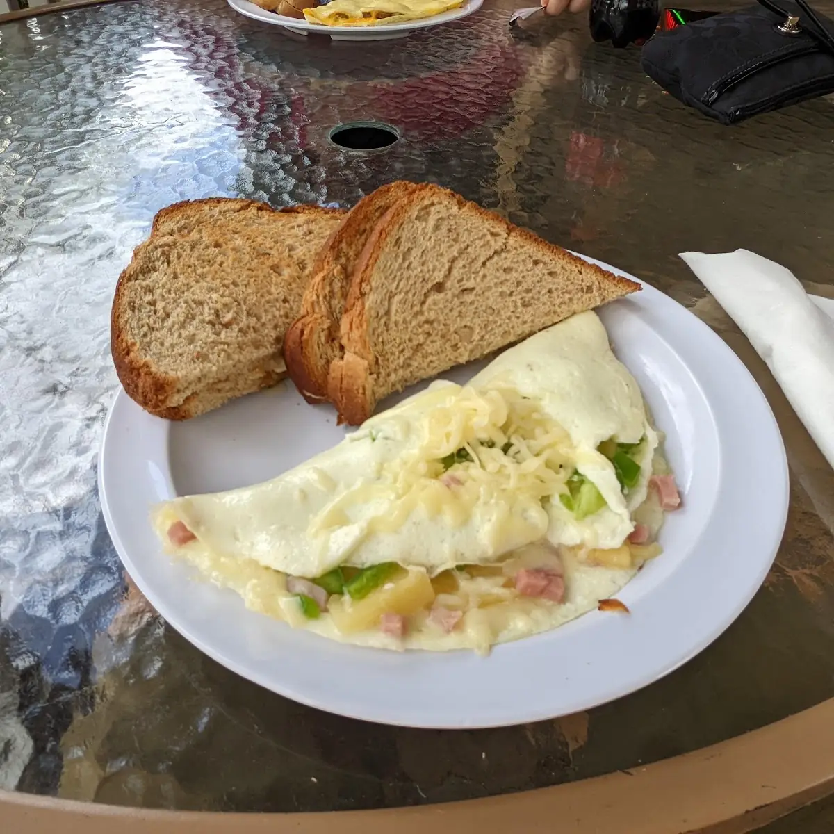 Hawaiian Egg White Omelette