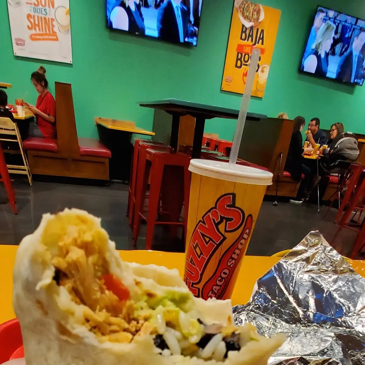Shredded Chicken Burrito