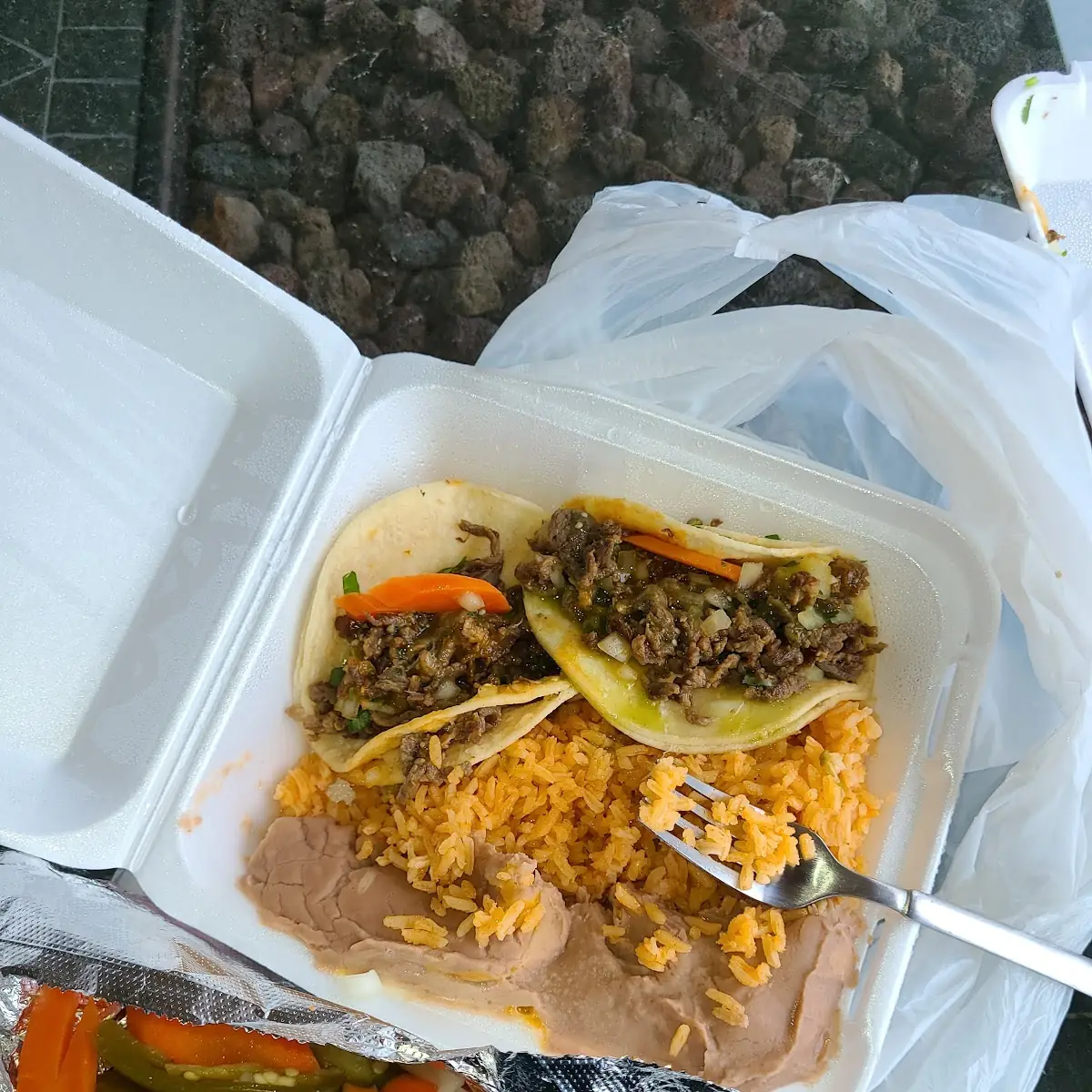 Carne Asada Taco Plate