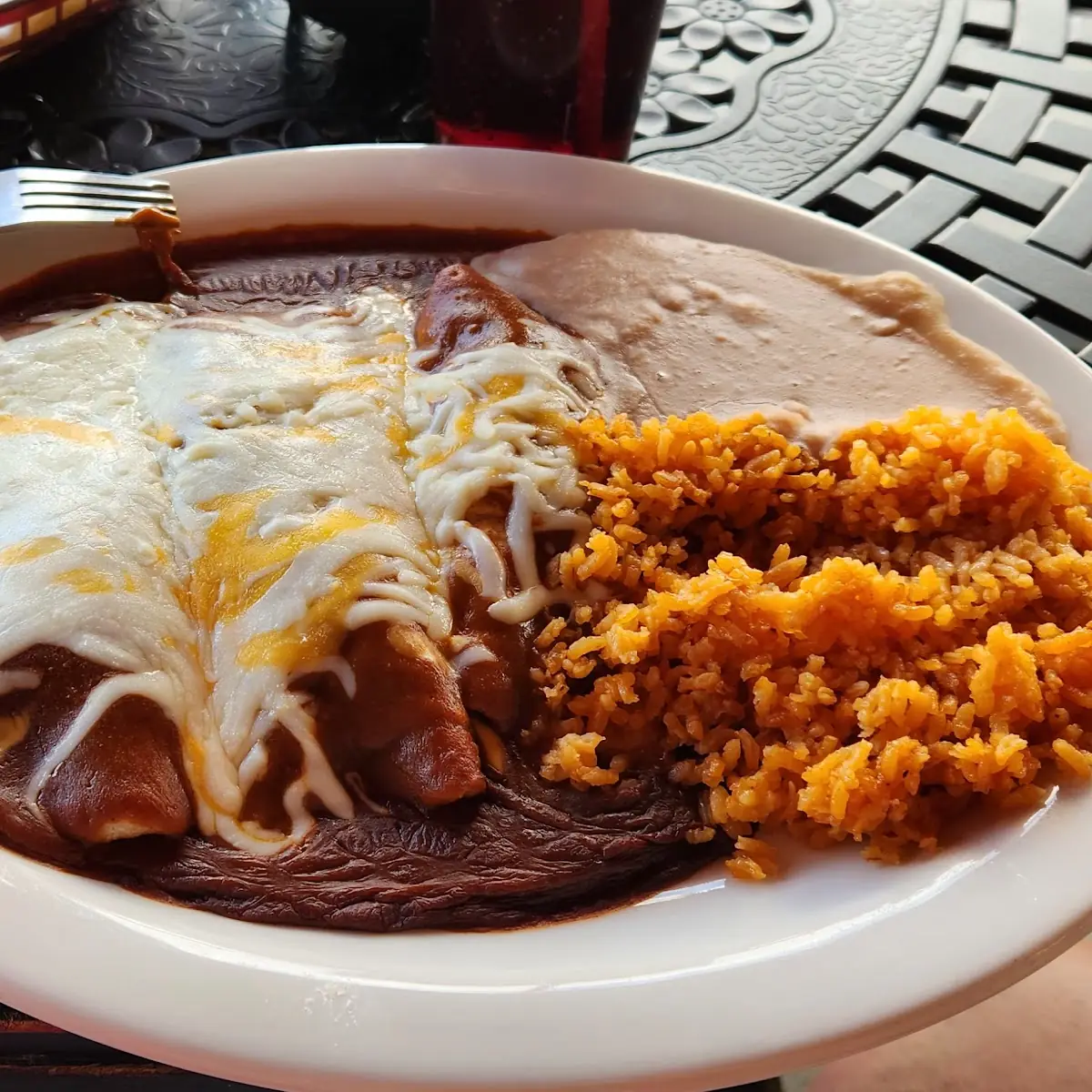 Chicken Enchiladas w Red Sauce
